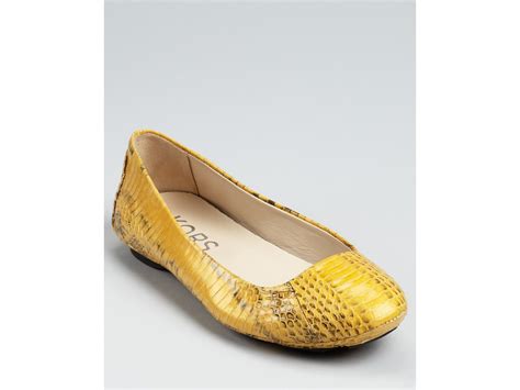 michael kors shoes flats women|Michael Kors snakeskin flats.